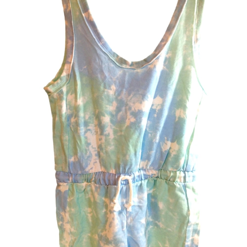 Pink Rose Tie Dye Romper XL 16